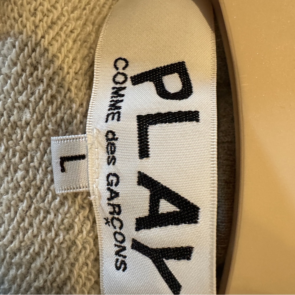 Comme des Garçons PLAY Cream Knitwear